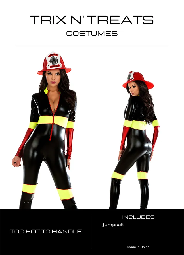 Kix'ies Too Hot To Handle brandmandskostume jumpsuit