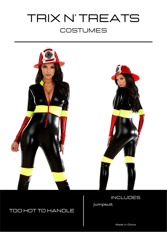 Kix'ies Too Hot To Handle brandmandskostume jumpsuit
