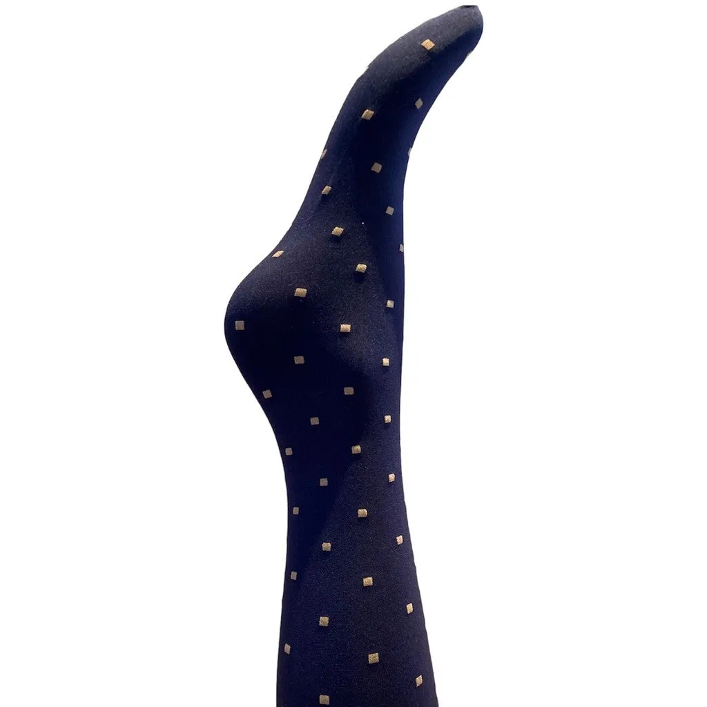Moi Marie square strømpebukser navy 80 denier