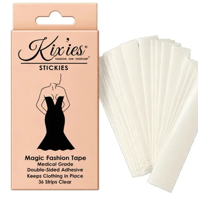 Kix'ies Fashion Tape Strips tøjtape 36 stk usynlig
