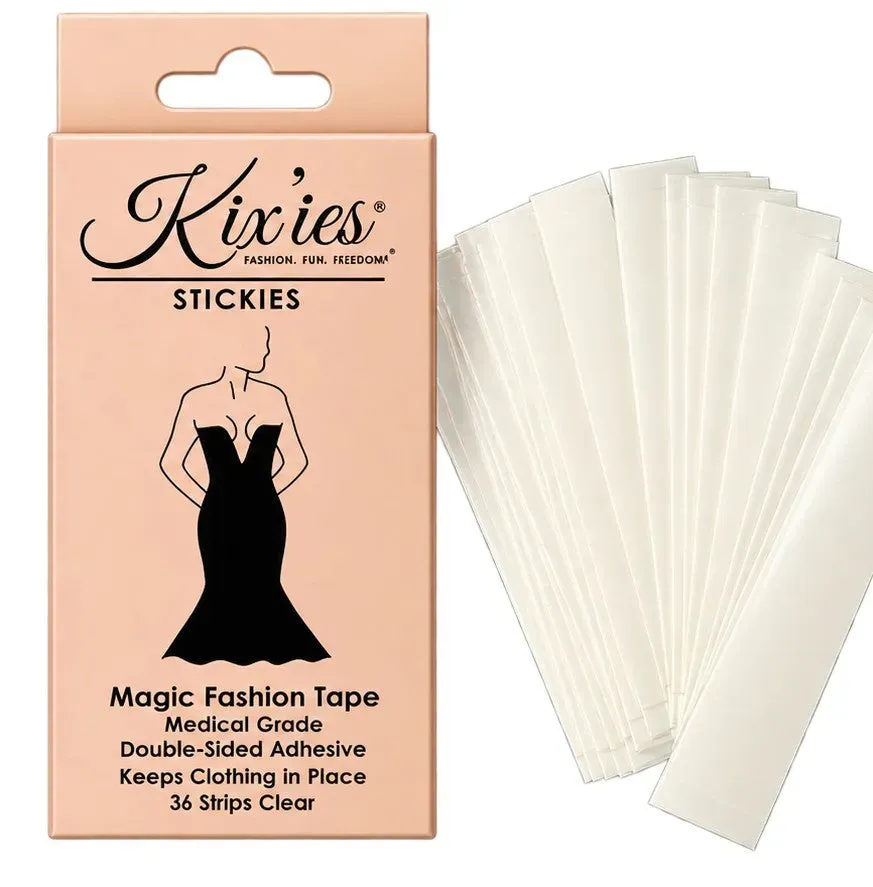Kix'ies Fashion Tape Strips tøjtape 36 stk usynlig