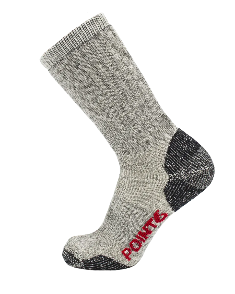 Point6 Core Extra Heavy Crew vandresokker merino kraftig polstring
