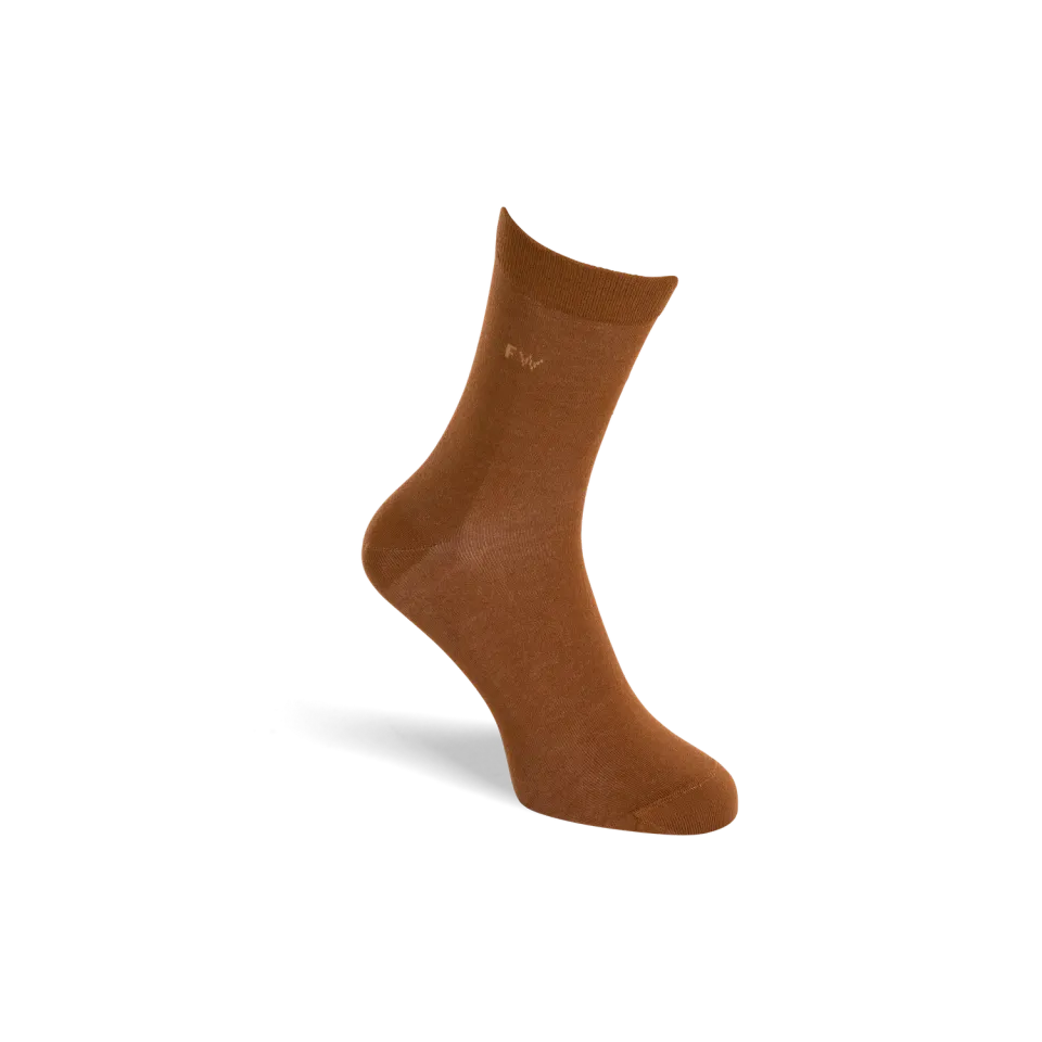 Funq Wear Natural bambussokker tynde brune