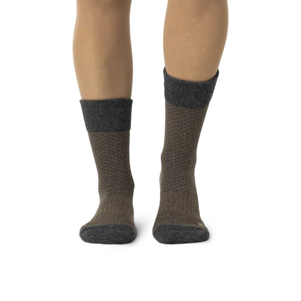 Funq Wear Wide+ Hiking Vandrestrømper Mystic Mocca Bred