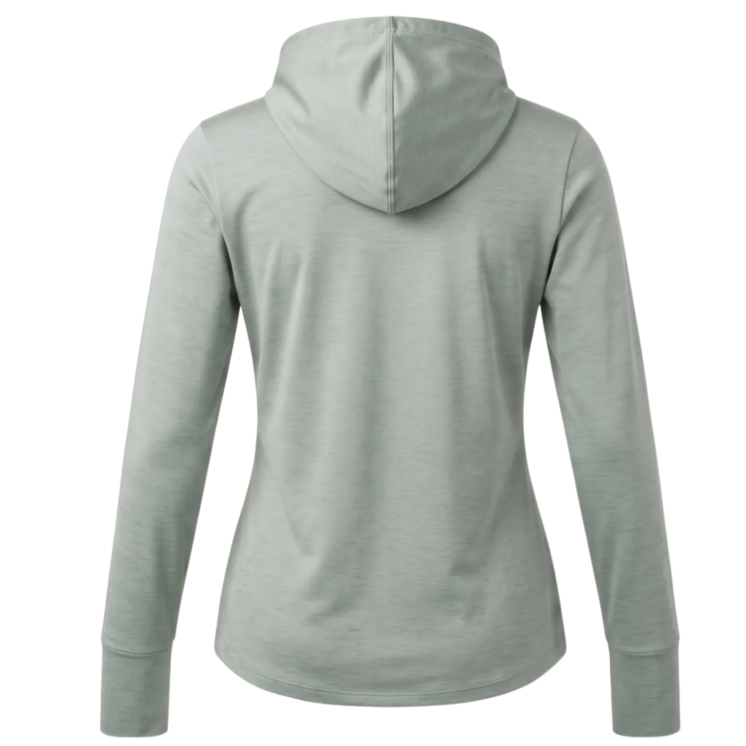Point6 Merino Tencel Hoodie hættetrøje dame frosty green UPF45