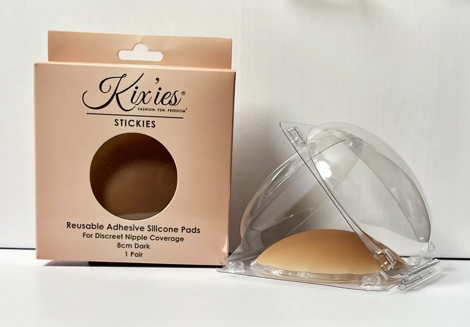 Kix'ies Stickies Silicone brystcovers lys genbrugelig