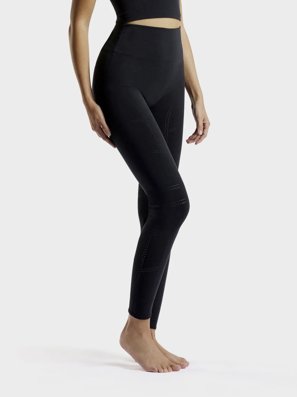 Fogal Genosis leggings højtaljede sømløs sort