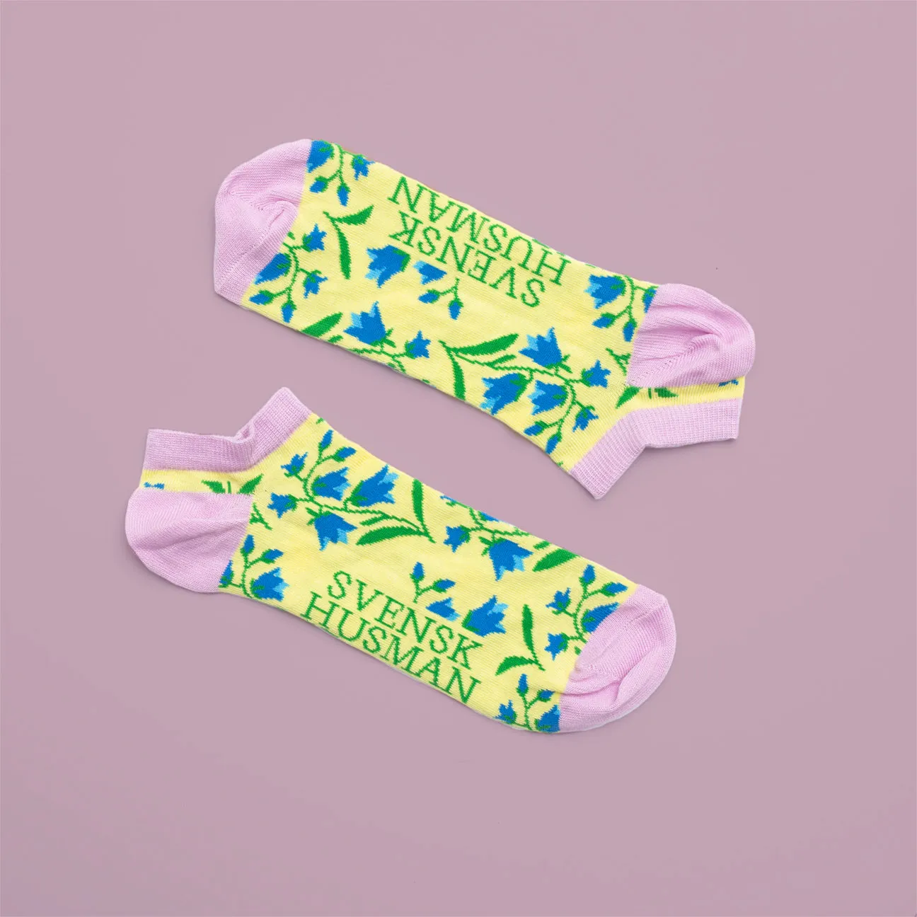 Svensk Husman Bluebell sneakersokker bomuld