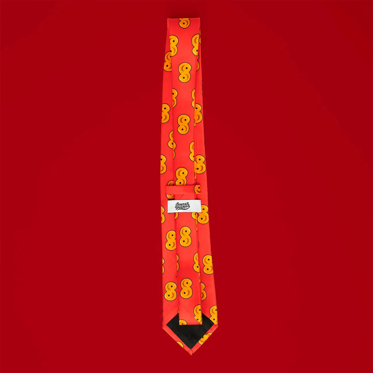 Svensk Husman Lussebulle slips polyester gyldengul