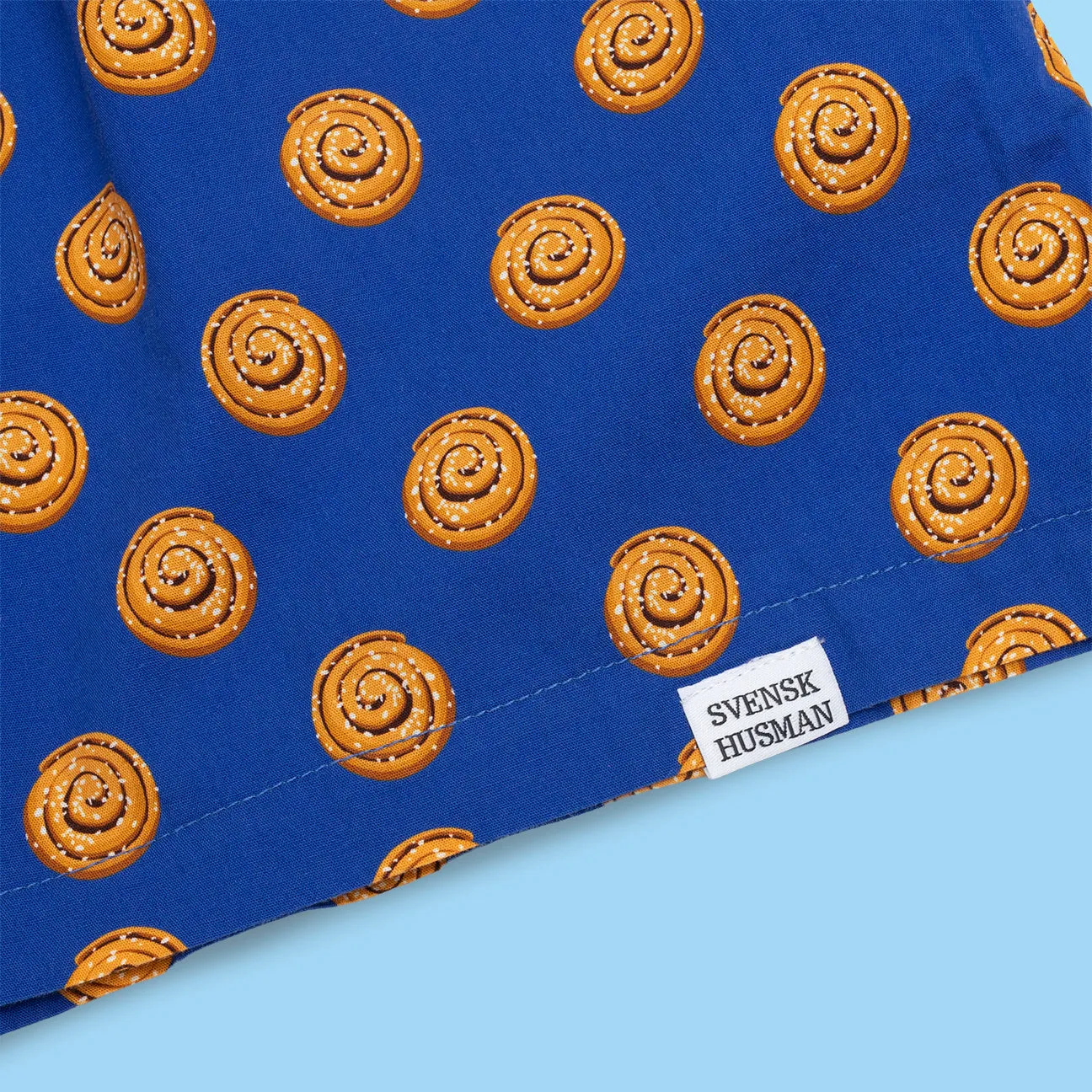 Svensk Husman Kanelbolle boxershorts S bomuld lommer