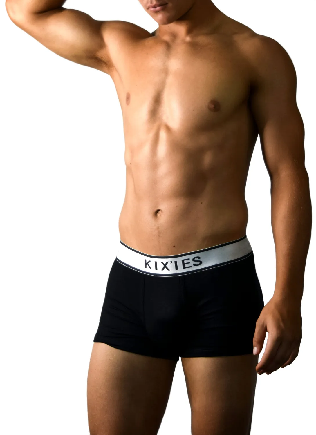 Kix'ies trunk underbukser herre sorte elastan