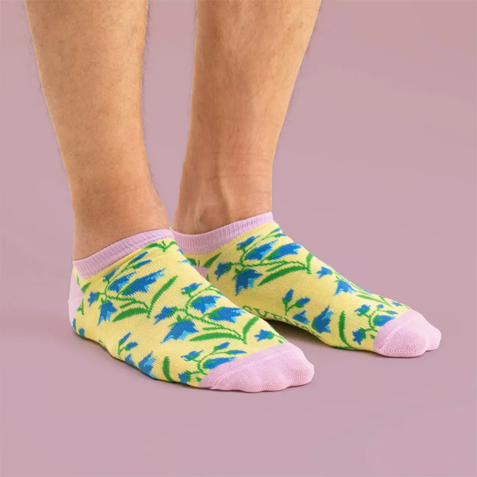 Svensk Husman Bluebell sneakersokker bomuld