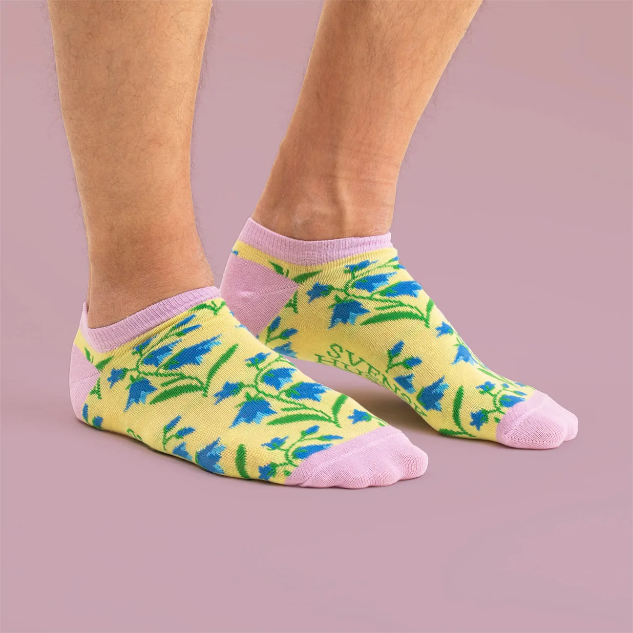 Svensk Husman Bluebell sneakersokker bomuld