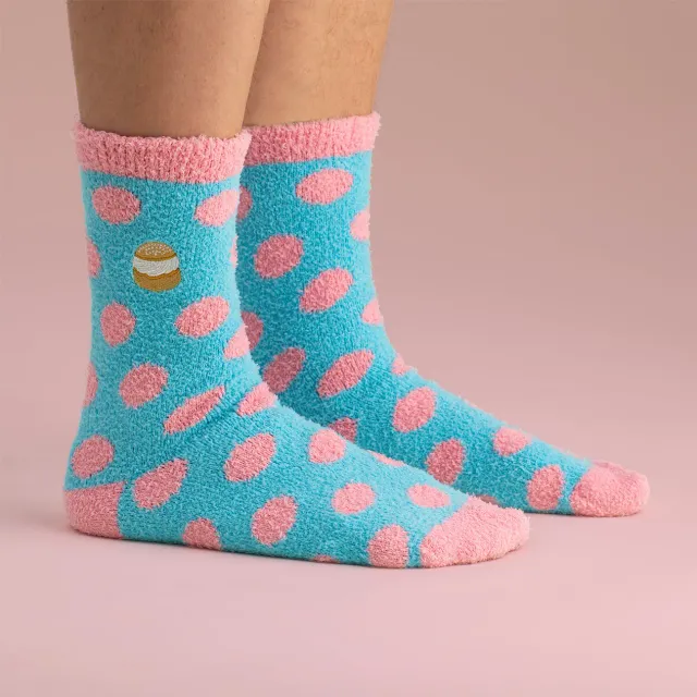 Svensk Husman Semlan bløde sokker 41-46 polyester