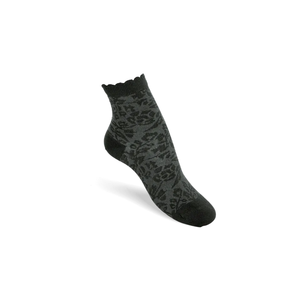 Funq Wear Floral strømper 37/40 bambus grøn
