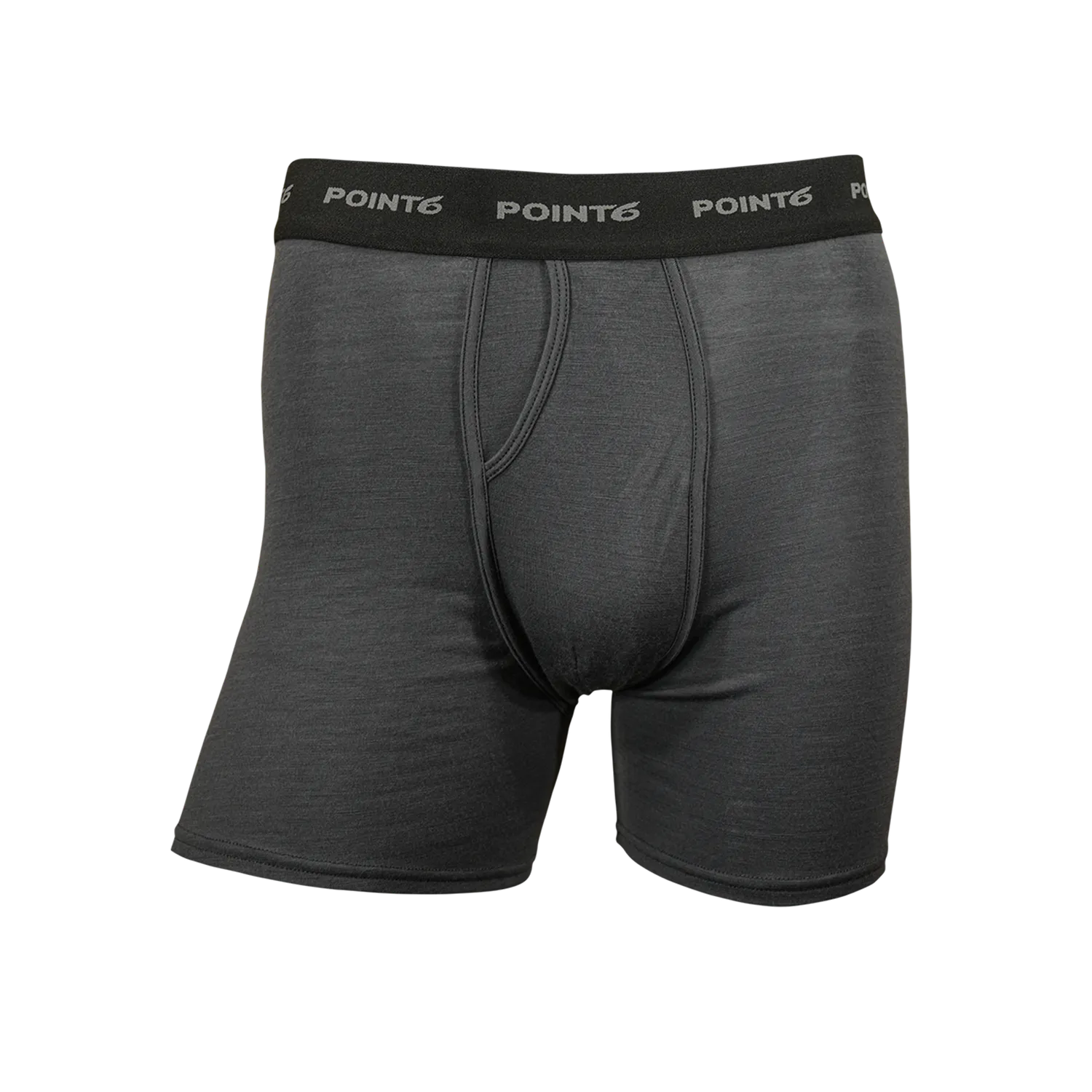 Point6 Merino Boxer Briefs underbukser sort uld