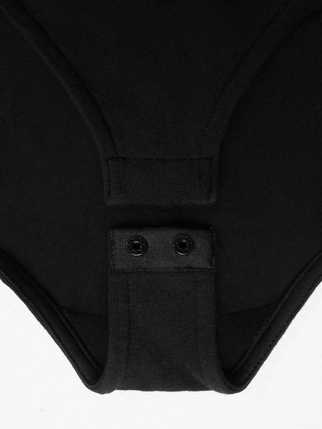 Fogal Zurich bodysuit langærmet polo sort bomuld-modal