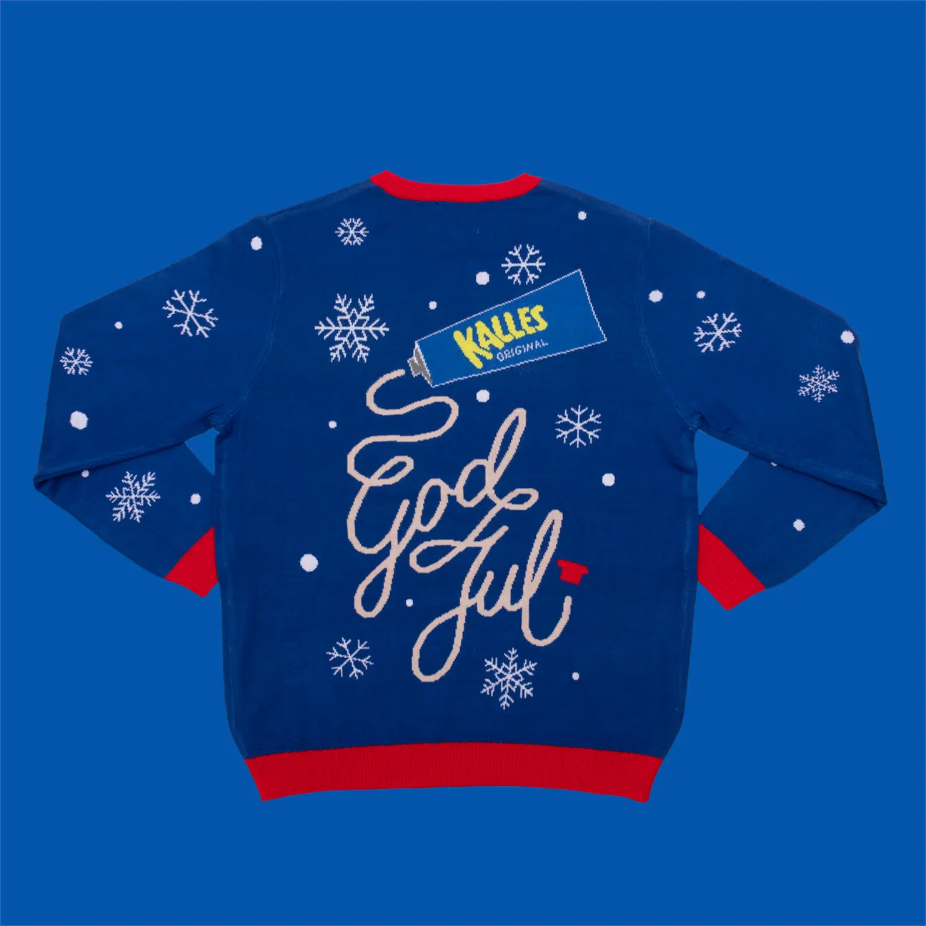 Svensk Husman Julesweater Kalles Kaviar herre akryl