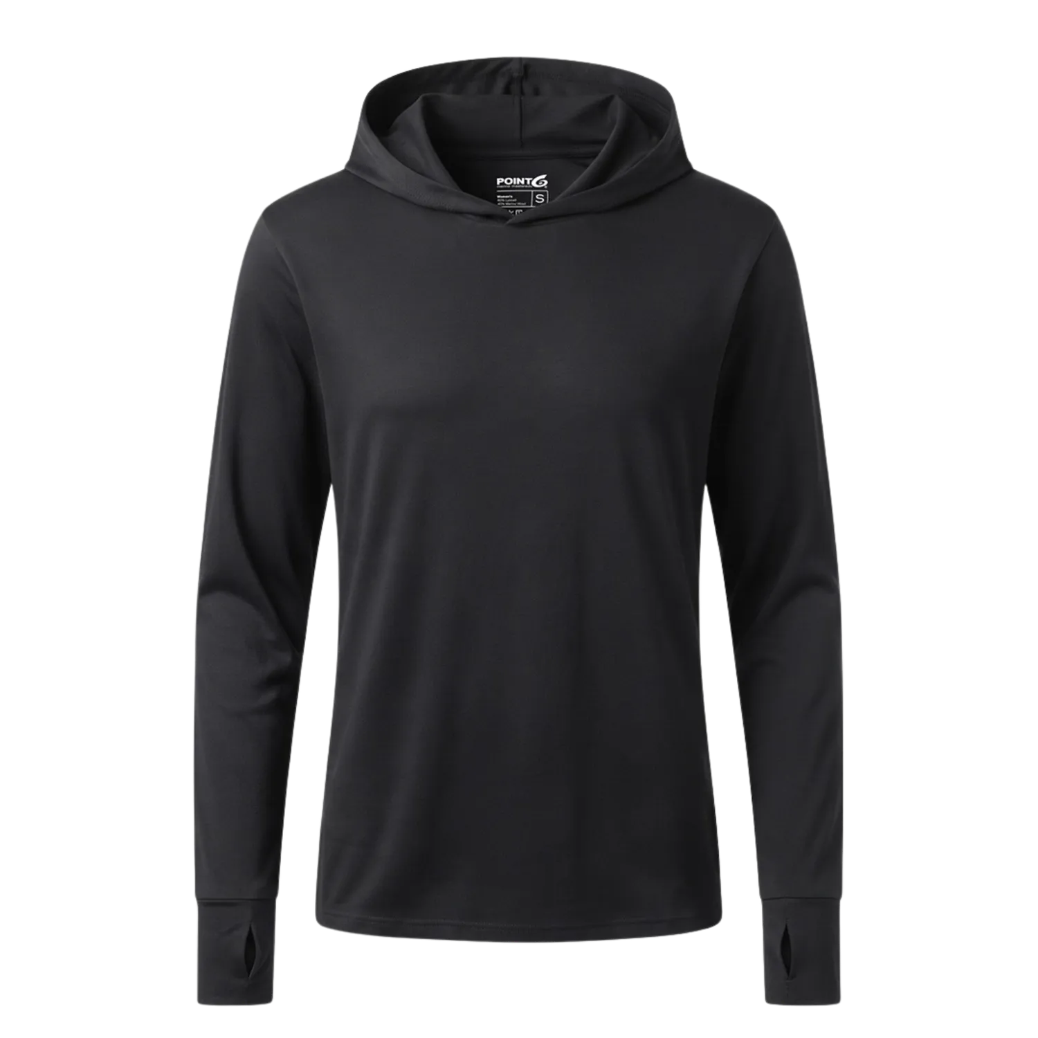 Point6 Merino Tencel Hoodie hættetrøje herre denim UPF45