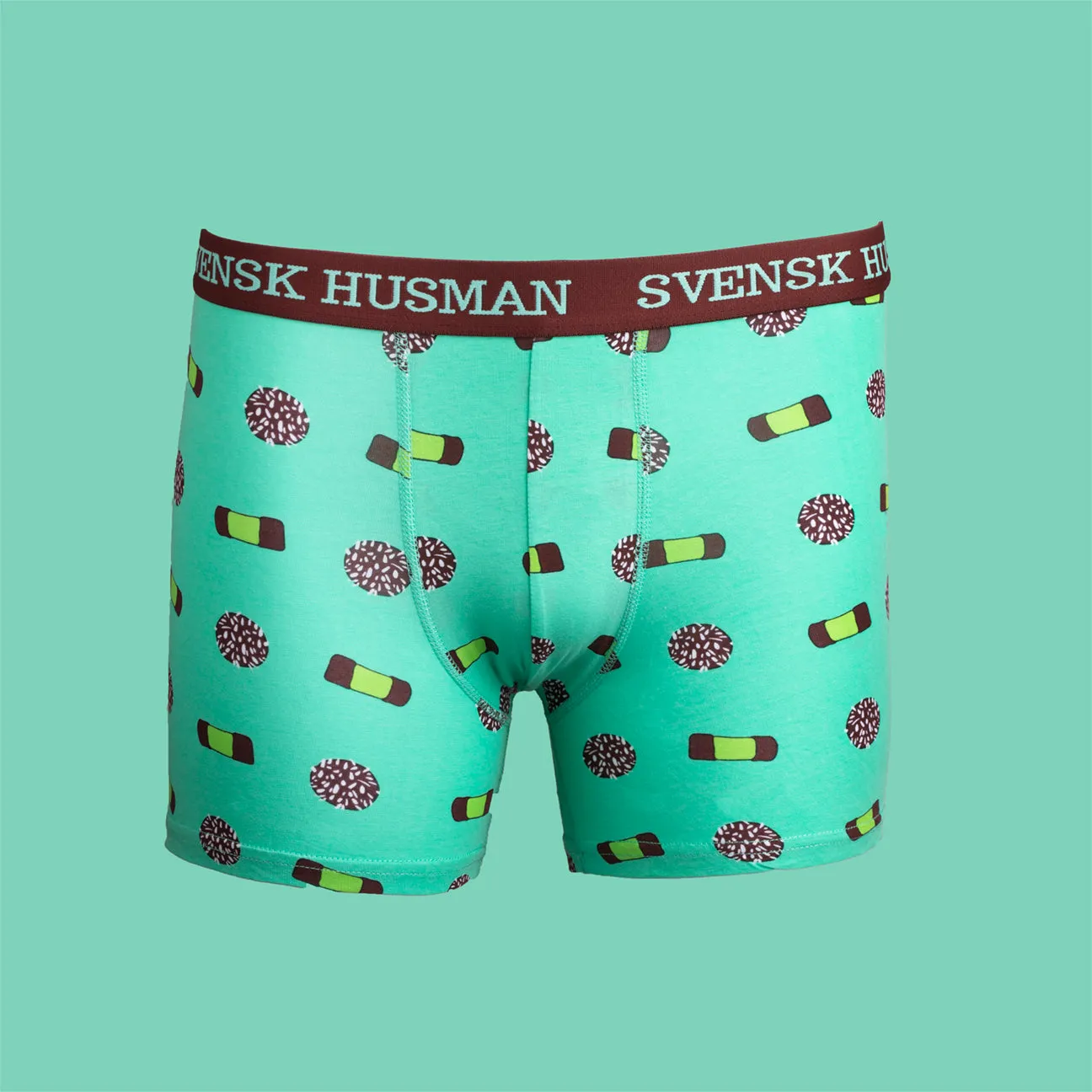 Svensk Husman Dammsugare Chokladboll sæt boxer sokker